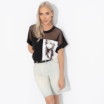 Футболка Ты в деле (girl). Состав: 65% п/э, 30% вискоза, 5% стрейч