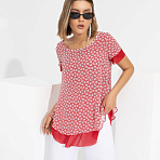 Блуза Тандем (красотка). Состав: 95% п/э, 5% спандекс