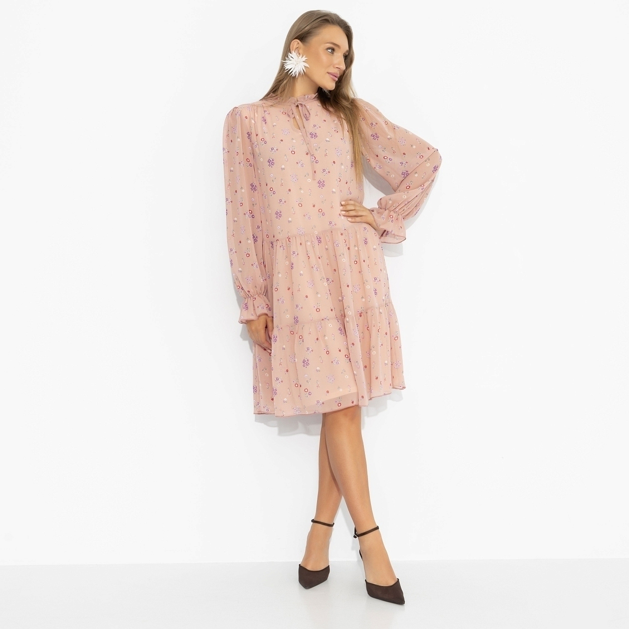 Платье Поразительно красива (романтика). Состав: 98% п/э, 2% спандекс