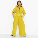 Брючный костюм Так выглядит уверенность (милан, 2 в 1, с поясом). Состав: 95% п/э, 5% эластан