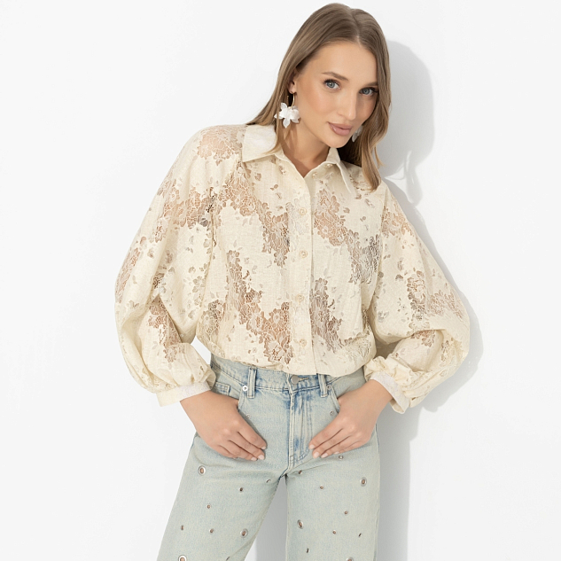 Блуза Теория красоты (айвори) 