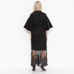 Костюм с юбкой Очарование момента (элегант, 2 в 1, с поясом). Состав: 95% полиэстер, 5% эластан