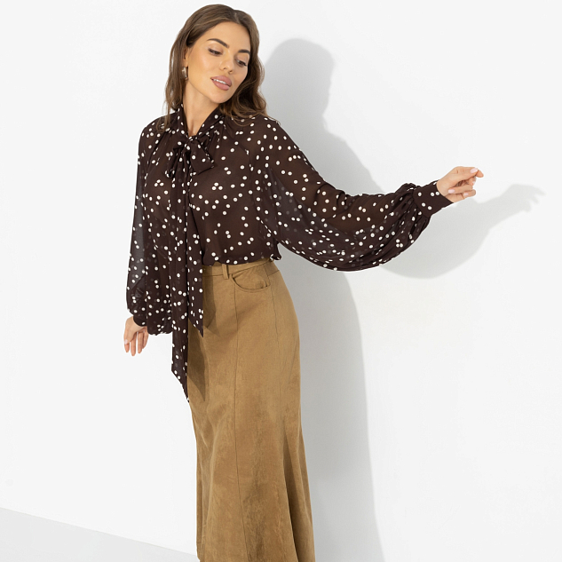 Блуза Привлекаю удачу (американо) 