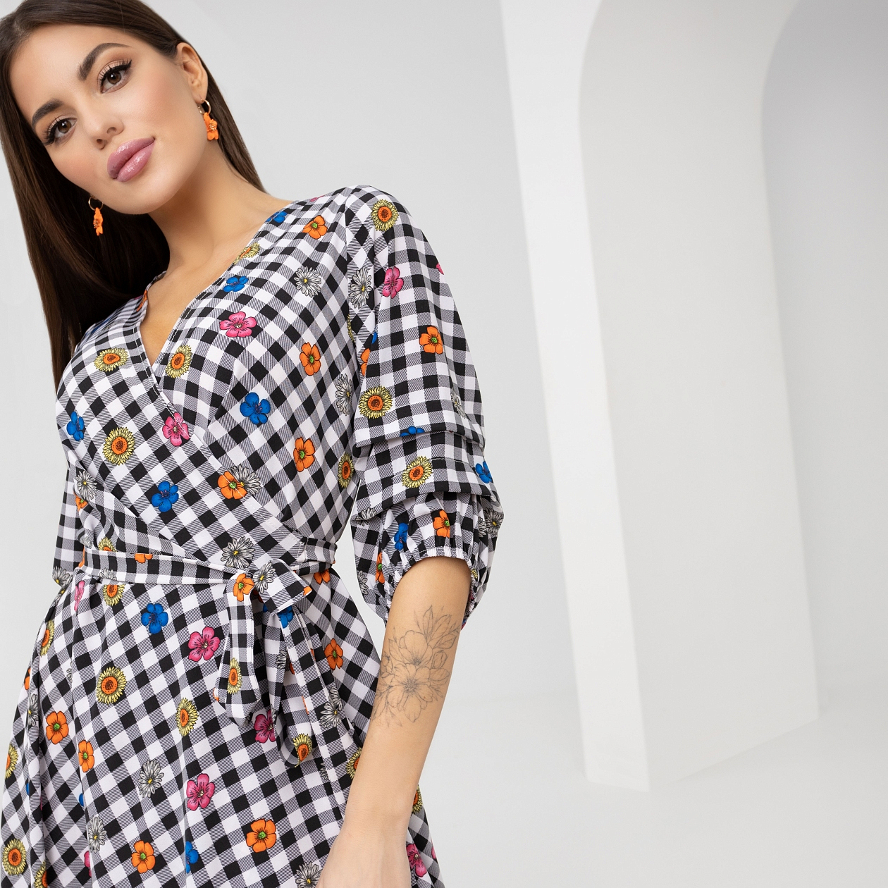 Платье Чья-то заветная мечта (прованс, с поясом). Состав: 95% п/э, 5% спандекс