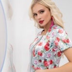 Платье Иду при параде. Состав: 68% вискоза, 29% полиэстер, 3% спандекс