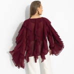 Блуза Прикосновение мечты. Состав: 95% полиэстер, 5% эластан