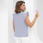 Блуза Свежая подборка (модница). Состав: 65% хлопок, 20% вискоза, 15% эластан