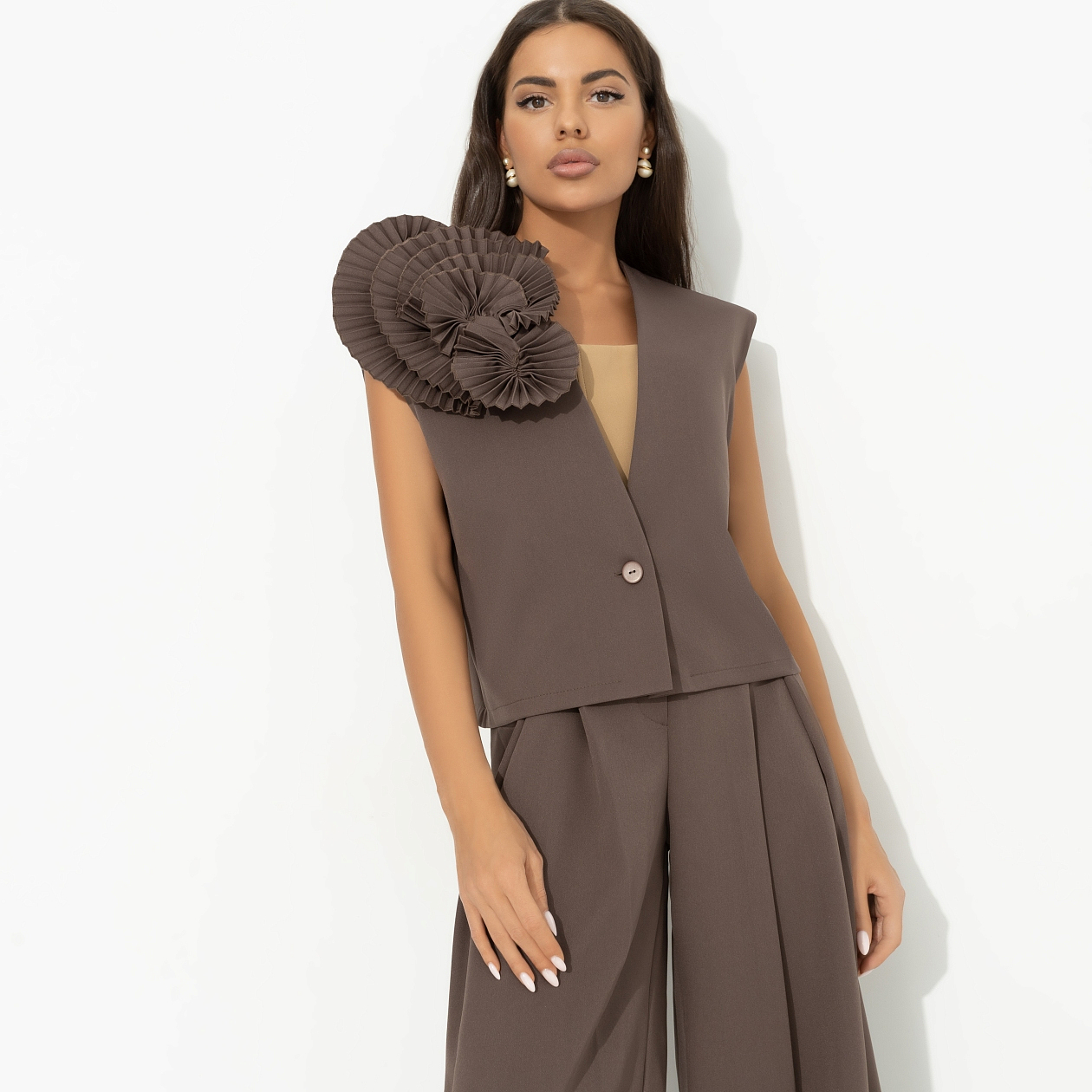 Жду продолжения (brown). Состав: 95% полиэстер, 5% спандекс