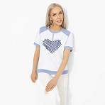 Футболка Выбор избранных. Состав: 65% п/э, 30% вискоза, 5% спандекс