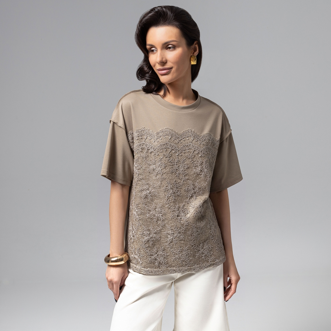 Футболка Умею удивлять. Состав: 65% п/э, 30% вискоза, 5% спандекс