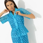 Костюм с юбкой Кружева и тайны. Состав: 70% хлопок, 30% нейлон