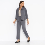 Брючный костюм Идеально с кроссовками (2 в 1, серый). Состав: 65% п/э, 30% вискоза, 5% спандекс