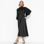 Платье Притяжение элегантности (чёрная магия). Состав: 65% полиэстер, 30% вискоза, 5% эластан