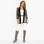 Для стильного образа (черный). Состав: 95% п/э, 5% стрейч