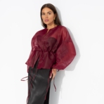 Жакет Вершина восхищения (бордовый). Состав: 100% полиэстер