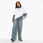 Футболка Чарутти Код (oversize, XL). Состав: 92% хлопок, 8% эластан