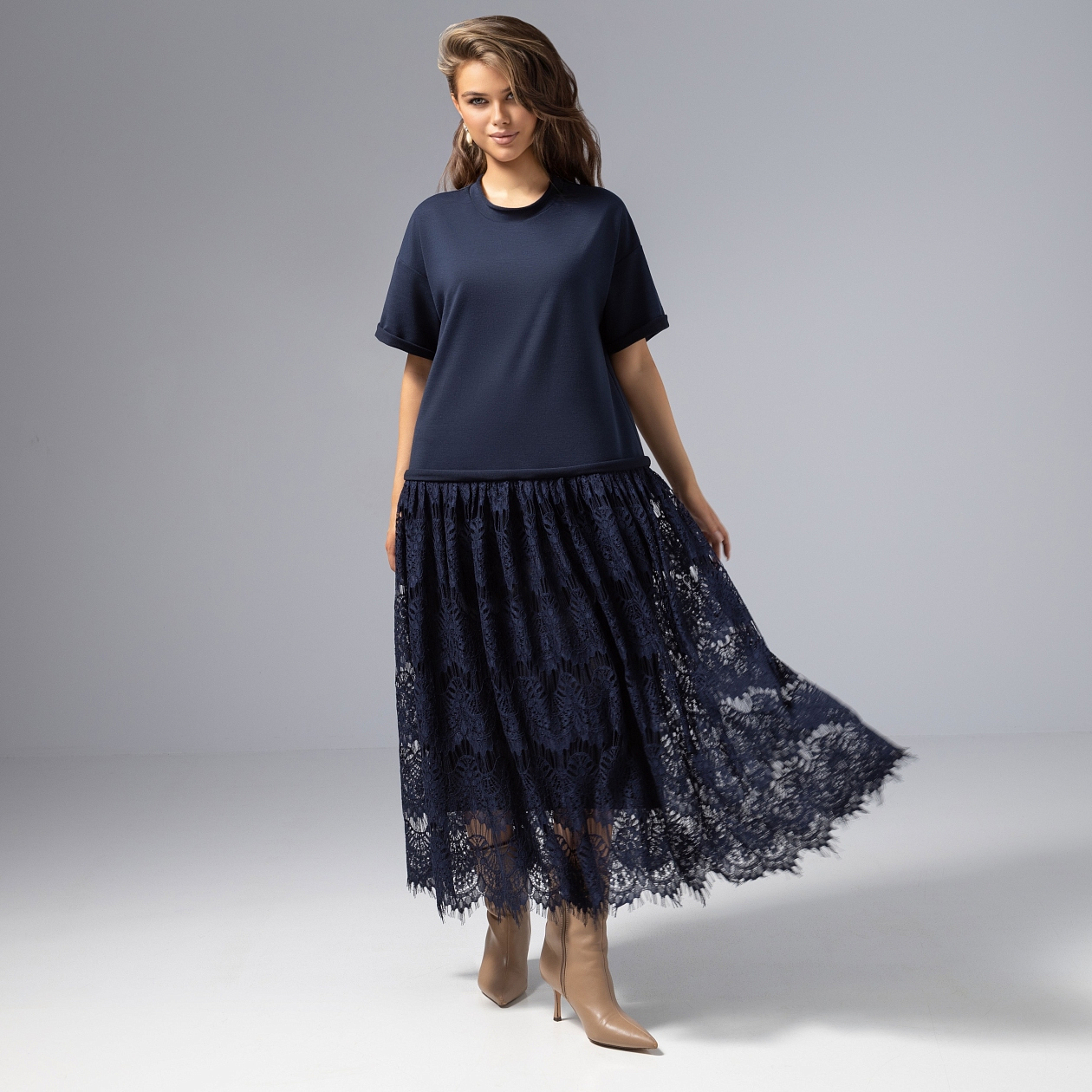 Платье Откровенный шик (магия). Состав: 65% п/э, 30% хлопок, 5% спандекс