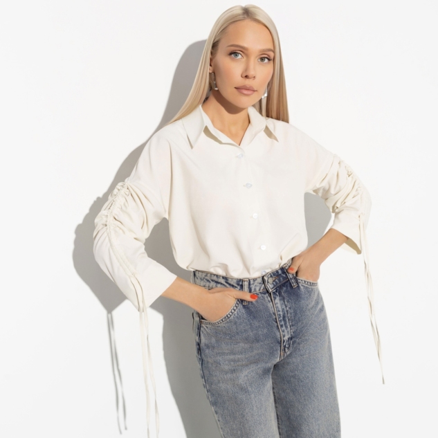 Блуза Успешный фэшн (milk) 