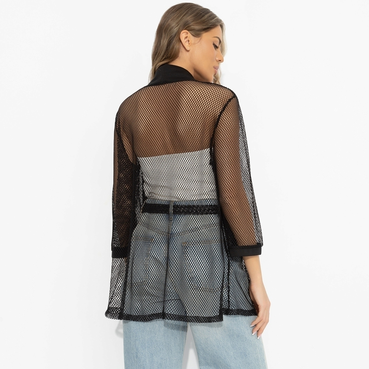 Для стильного образа (черный). Состав: 95% п/э, 5% стрейч