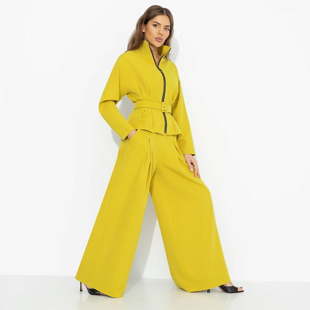 Брючный костюм Так выглядит уверенность (милан, 2 в 1, с поясом) 