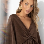 Платье Одарена свыше (молочный шоколад). Состав: 95% полиэстер, 5% спандекс