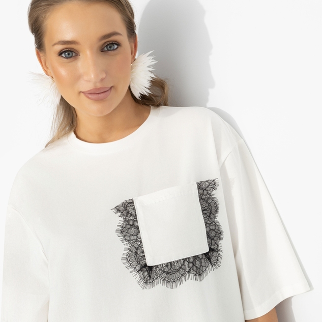 Футболка На стильной волне (белая) 