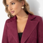 Жакет Шоу-показ (бордовый). Состав: 95% п/э, 5% спандекс