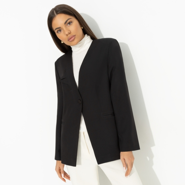 Жакет Власть в деталях (черный) 