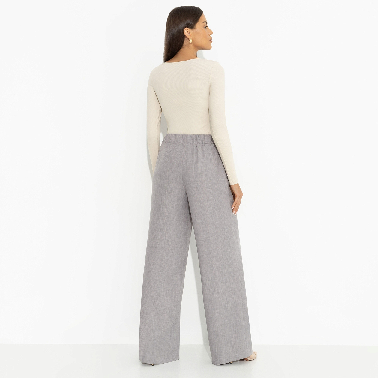 Брюки Создавай настроение (серые). Состав: 100% полиэстер