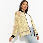 Бомбер Эпичный шик (стайл). Состав: 95% полиэстер, 5% спандекс