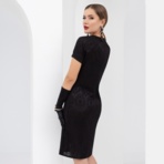 Платье Будь собой (уникальная). Состав: 95% п/э, 5% эластан