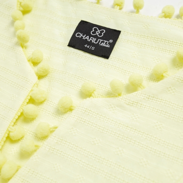 Блуза Летний фольклор (желтая) 