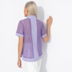 Футболка Фирменное приветствие (сиреневый). Состав: 95% п/э, 5% спандекс