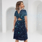 Платье-футляр Северное сияние. Состав: 95% п/э, 5% спандекс