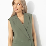 Брючный комплект Сценарий успеха (хаки, 2 в 1). Состав: 95% полиэстер, 5% эластан