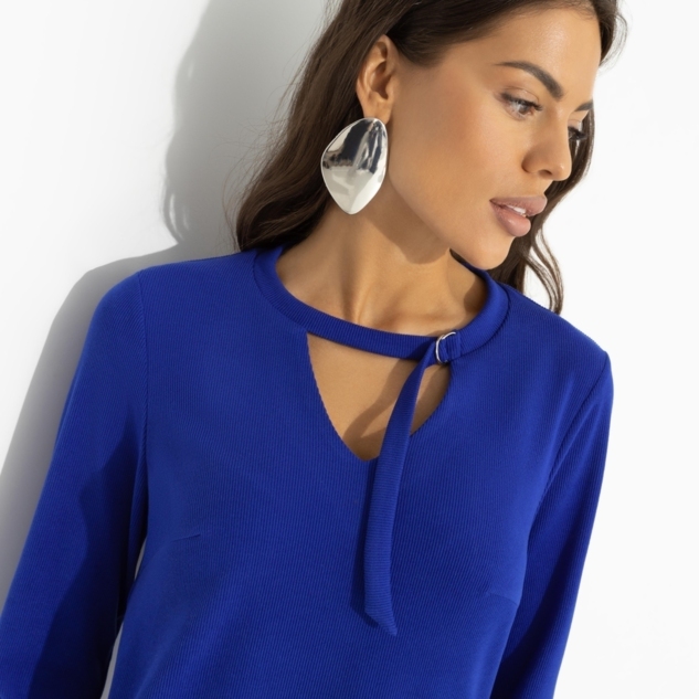 Блуза Неисчерпаемый талант (спелая голубика) 