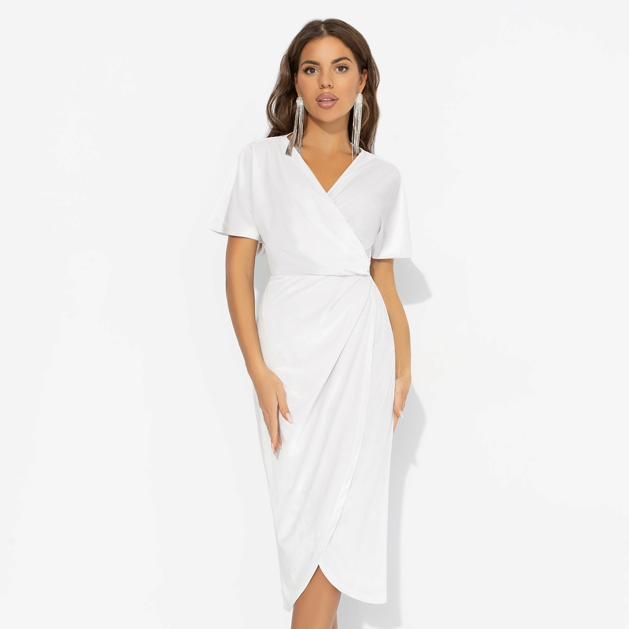 Платье Эффект сияния (перламутр). Состав: 95% п/э, 5% спандекс