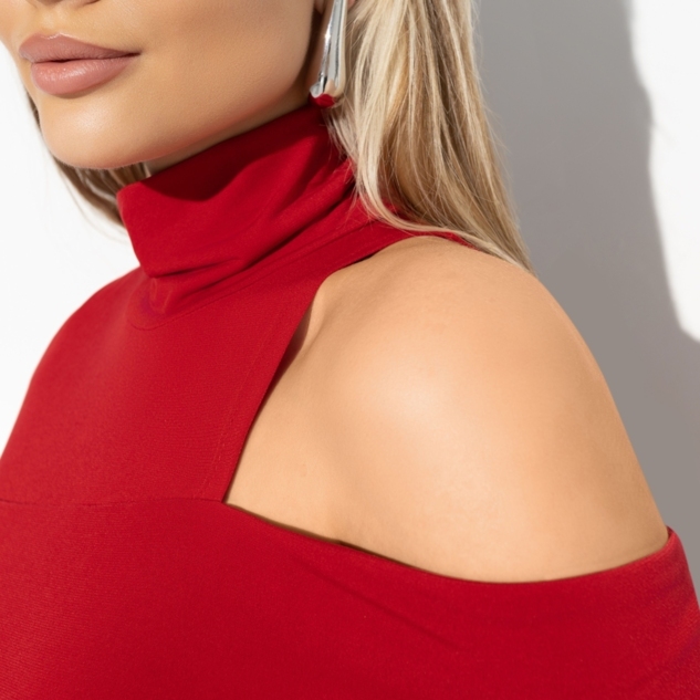 Водолазка Познакомимся поближе (red) 