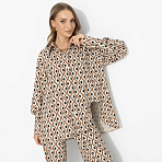 Брючный комплект Игра линий. Состав: 95% п/э, 5% эластан