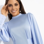 Платье Притяжение элегантности (голубая симфония). Состав: 100% полиэстер