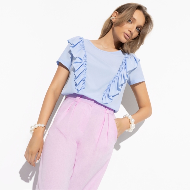 Блуза Модное сообщество (sky) 