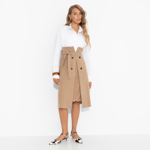 Юбка Местная знаменитость (бежевая) 