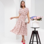 Платье Атмосфера съемки (натурель). Состав: 65% п/э, 35% вискоза