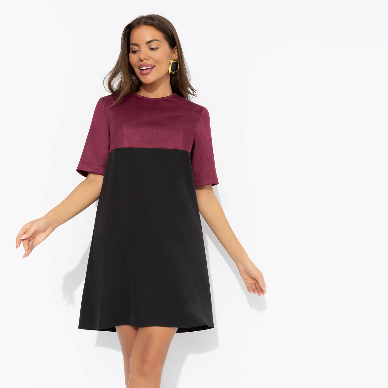 Платье Идеал красоты (фэшн). Состав: 60% п/э, 37% вискоза, 3% спандекс