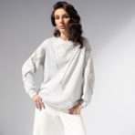 Границы нежности (серый). Состав: 50% хлопок, 45% п/э, 4% спандекс, 1% метал. нить