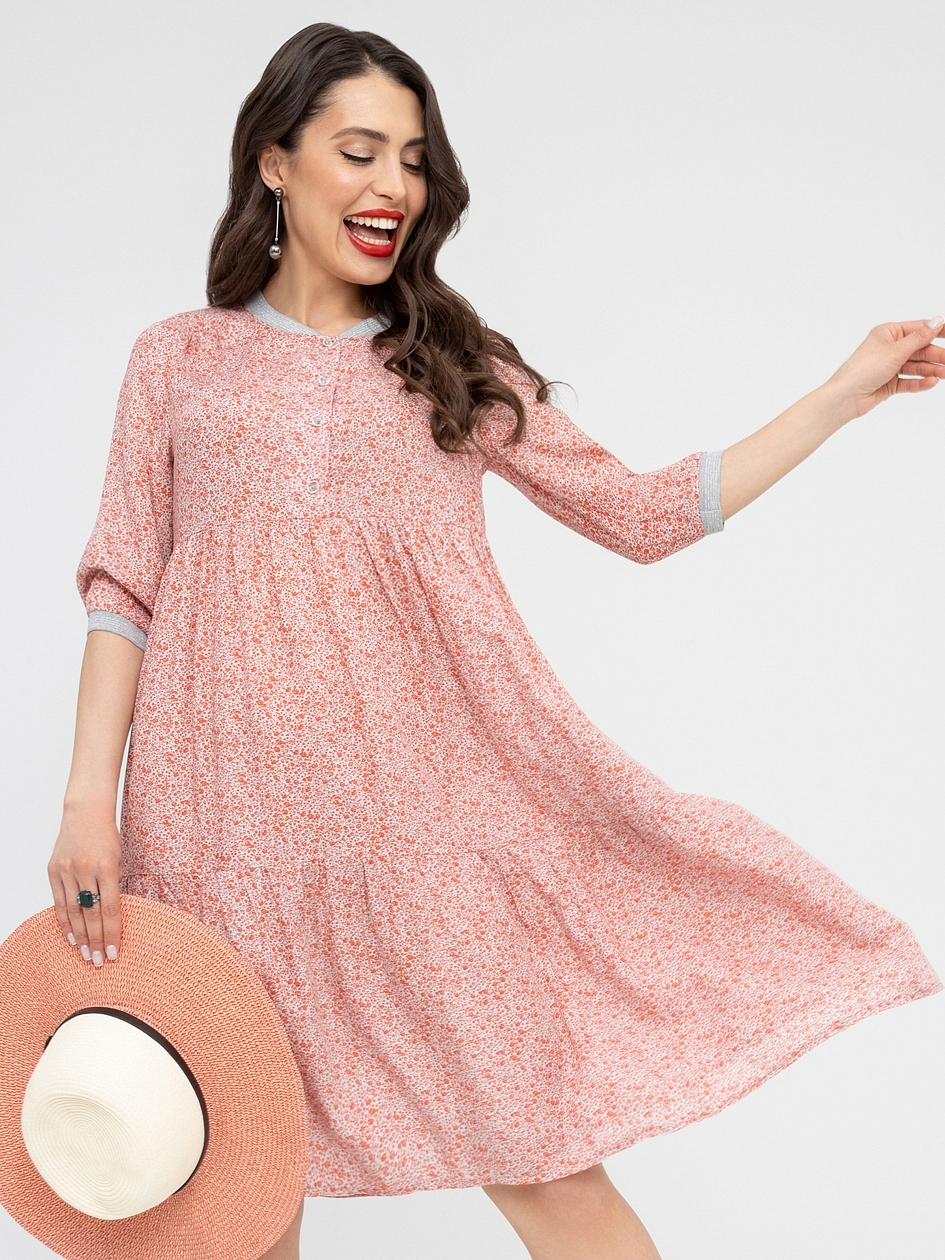 Платье Вдохновленная мечтой (скарлет). Состав: 100 % вискоза