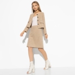 Костюм с юбкой Не вижу препятствий (2 в 1). Состав: 50% хлопок, 50% полиэстер