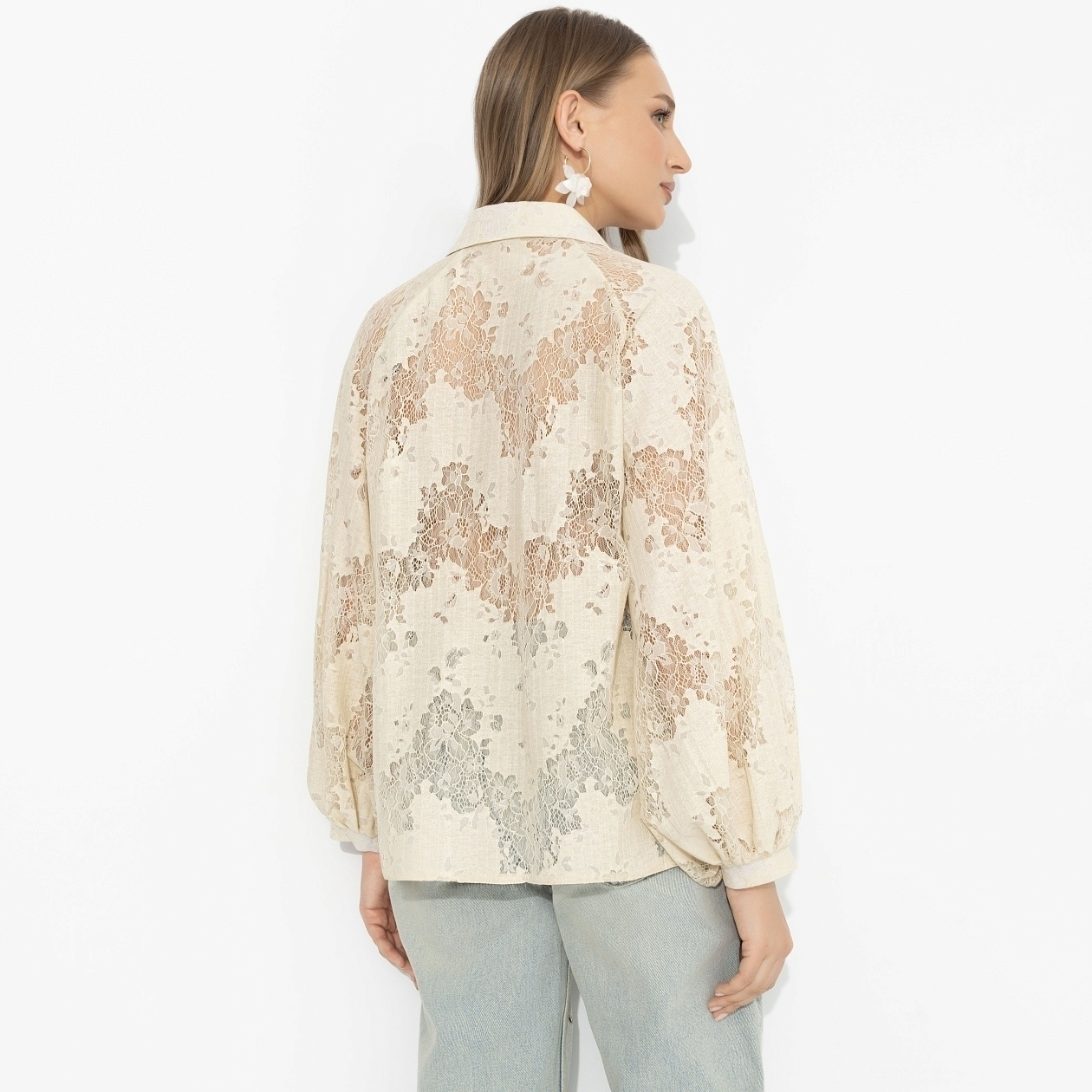 Блуза Теория красоты (айвори). Состав: 80% вискоза, 20% п/э