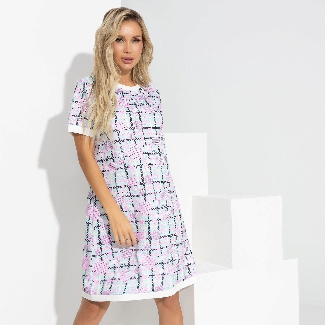 Платье Спонтанное свидание (нежная). Состав: 95% п/э, 5% спандекс