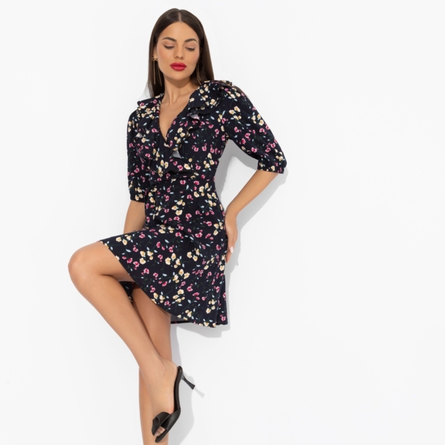 Платье Желаю проказничать (dark, с поясом)